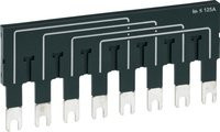 Hager HZI400 Überbrückungsschiene 2x4P 63-125A in Schwarz - Bild 1