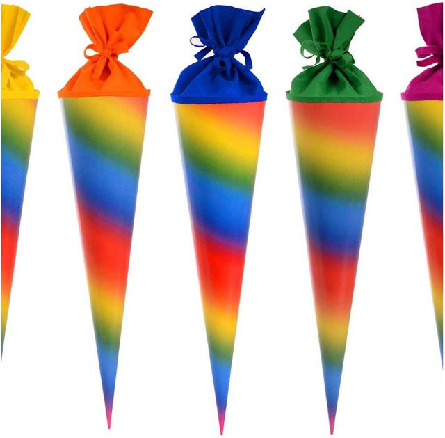 goldbuch Schultüte mit Filzverschluss Regenbogen - Bild 1