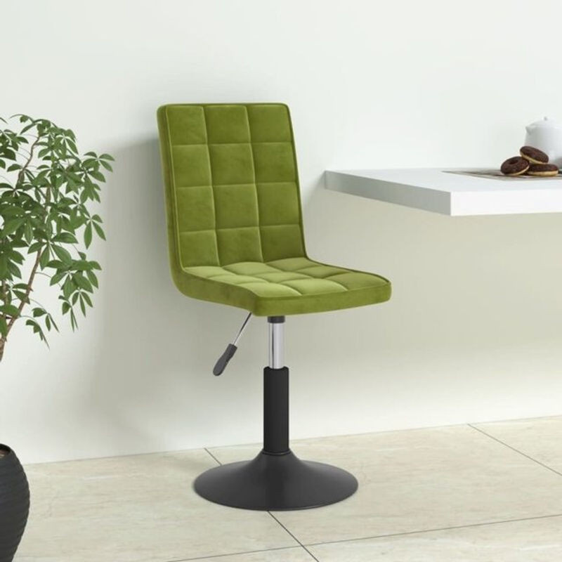 Vidaxl Esszimmerstühle 4er Set Modern aus Samt in Grün und drehbar - Bild 1
