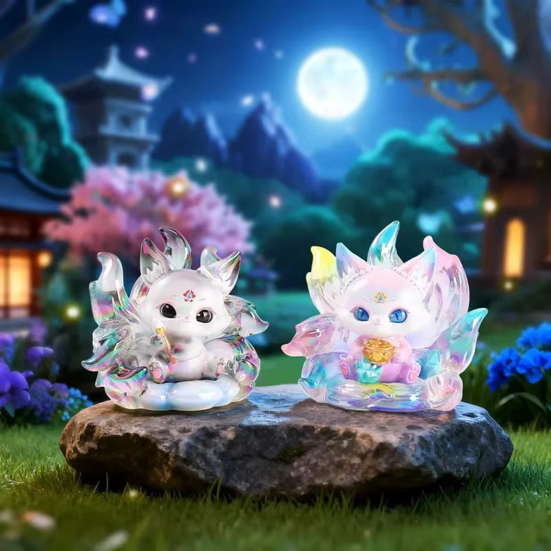 52TOYS Neun-Schwänzige Fuchs-Serie, Antike Poesie und Malerei Blind Box, Mystery Box - Bild 2