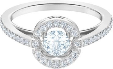 Swarovski Ring, Silber, Kristall, Damen, Größe 52 - Bild 1