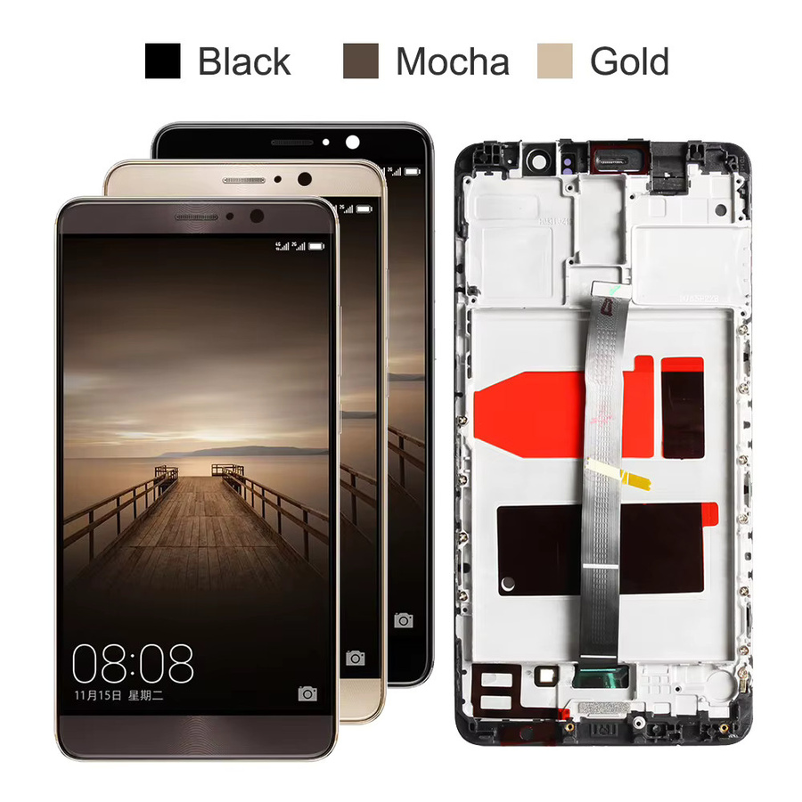 Huawei Mate 9 LCD Display mit Rahmen und Touchscreen Digitizer Montage in Schwarz, 5,9 Zoll IPS LCD für MHA-L29, MHA-L09, MHA-AL00 - Bild 2