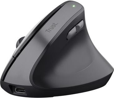 Trust TM-270 Kabellose Ergonomische Maus für Rechtshänder in Schwarz mit 6 Tasten und 2,4 GHz USB-Empfänger - Bild 1