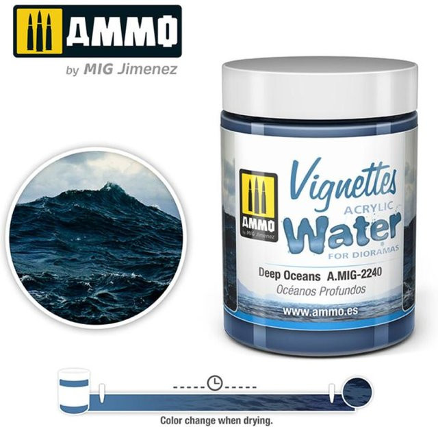 AMMO by MIG Jimenez Deep Oceans, Meerestiere, Blau - Bild 1