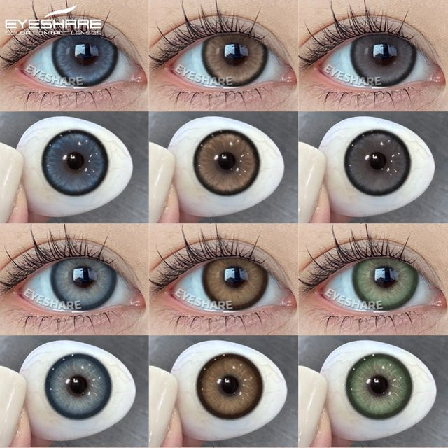EYESHARE Kontaktlinsen, blau, 2 Stück, 14,5 mm - Bild 1