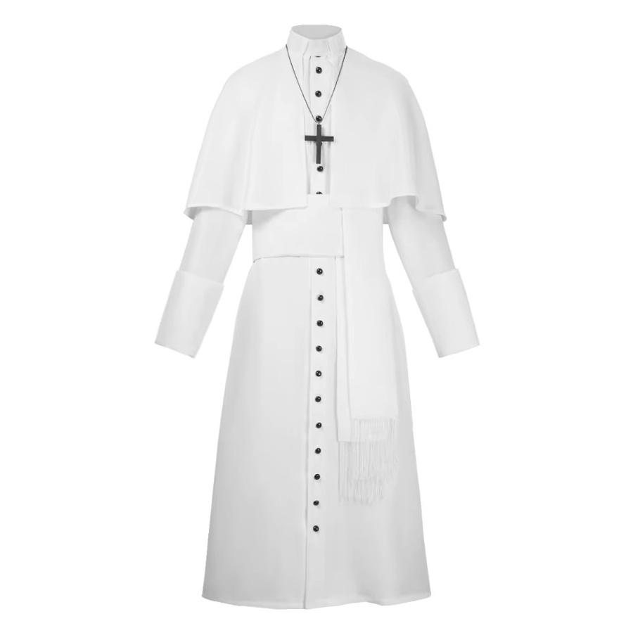 HHYRCOS Priester Cosplay Kostüm, Robe, Unisex, Textil - Bild 4