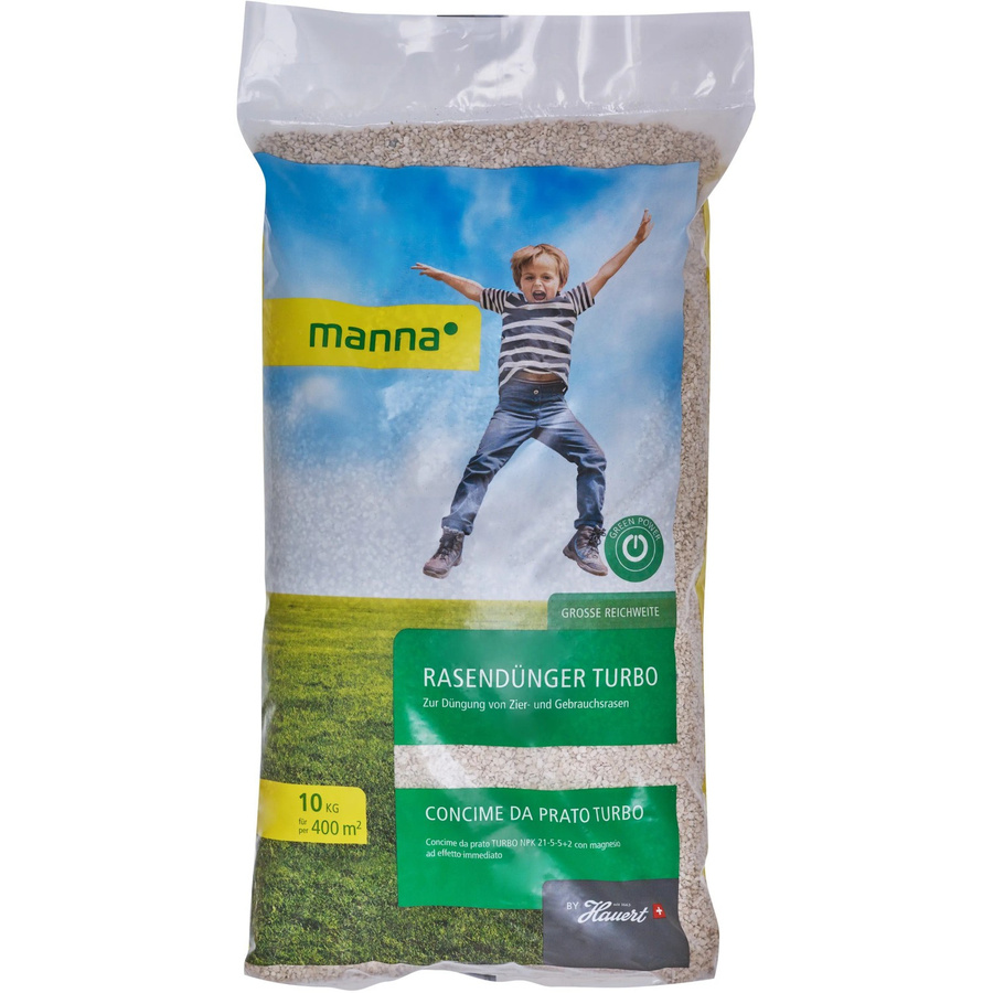 Manna Rasendünger Turbo Granulat für Zierrasen und Gebrauchsrasen, 10 kg - Bild 2