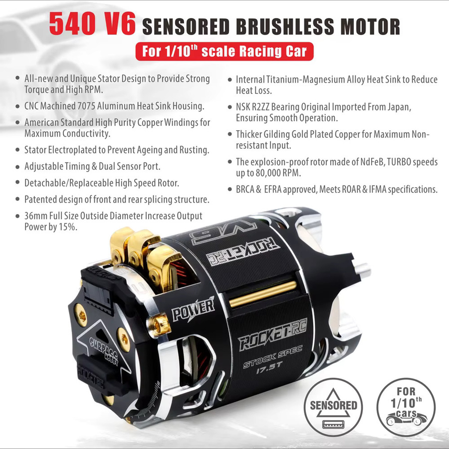 Surpass Hobby Rakete RC, ferngesteuert, bürstenloser Motor, wasserdicht - Bild 3