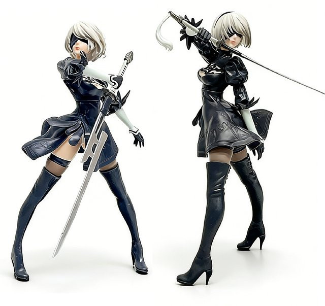 Bandai NieR:Automata Yorha 2B, Actionfigur, 18cm, Schwarz, Kunststoff - Bild 1