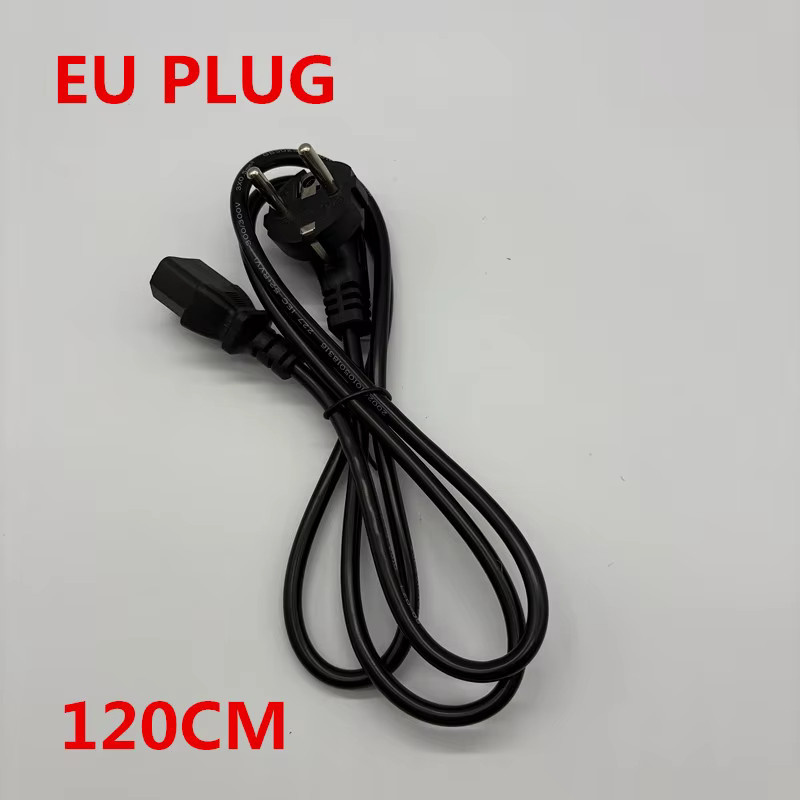 MJJC Ladekabel Schwarz 1,2m 3-poliges AC-Netzteiladapterkabel für PC und Laptop - Bild 2