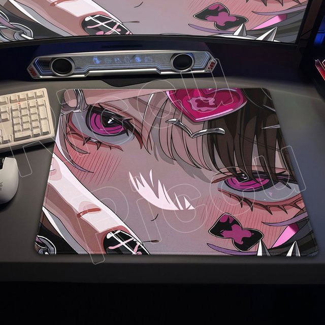 Riccu Anime Mädchen Mauspad in Multicolour für E-Sports und Gaming - Bild 1