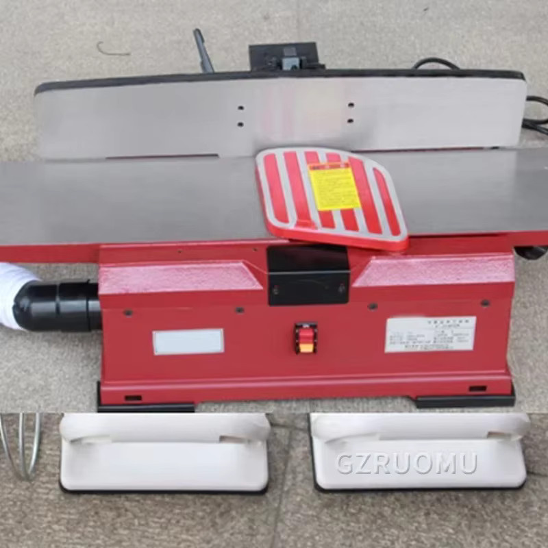 GZRUOMU Elektrische Holz Dickehobel Maschine 1500W Multifunktionaler Tischhobel für DIY Holzbearbeitung in Rot - Bild 5