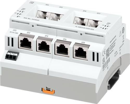 Phoenix Contact 1473643 FL SWITCH 1108 REG Industrial Ethernet Switch mit 8 Ports in Weiß - Bild 1