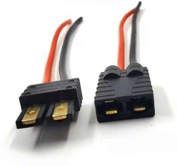 CHUZHAN Tamiya TRX Stecker Set mit Kabel für Modellflugzeug Lithium-Batterien, Schwarz - Bild 1
