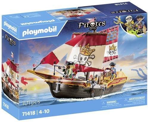 Playmobil Pirates Piratenschiff 71418 - Bild 1