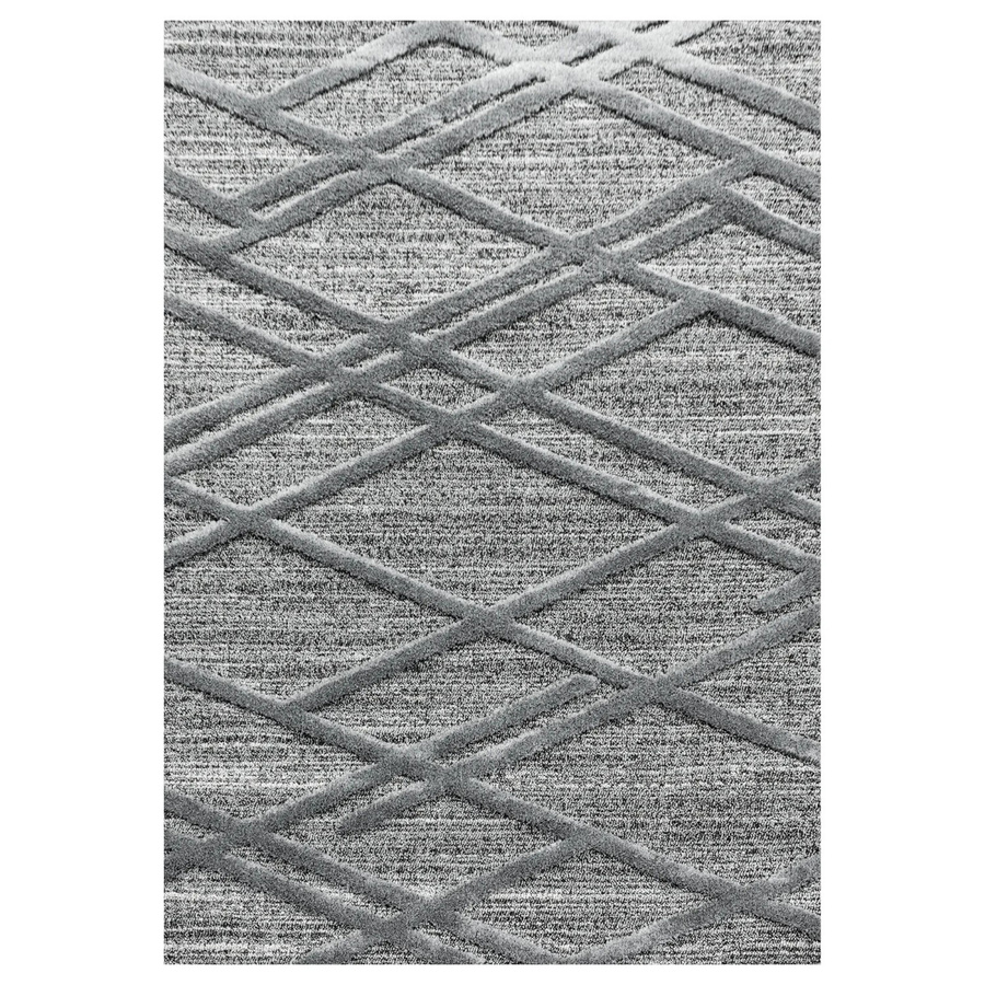 Ayyildiz Hochflorteppich Pisa 4706 Grau B: 240 cm, T: 340 cm - Bild 2