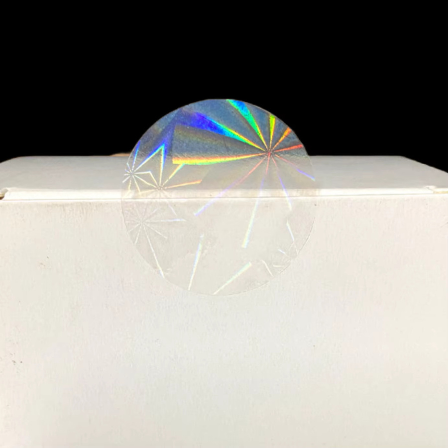 Transparente Laser-Schneeflockenfolie als selbstklebende Siegel und Aufkleber für Geschenkboxen, Pakete und Hochzeits-Einladungen - Bild 3