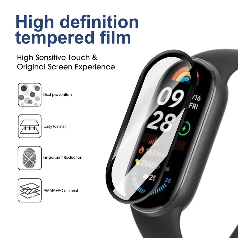 Xiaomi Mi Band 10 Schutzfilm mit voller Abdeckung, weiche TPU Screen Protector Folie, transparent, 1-3 Stück - Bild 2