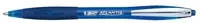 BIC Kugelschreiber ATLANTIS Soft blau mit silbernem Gehäuse dokumentenecht - Bild 1