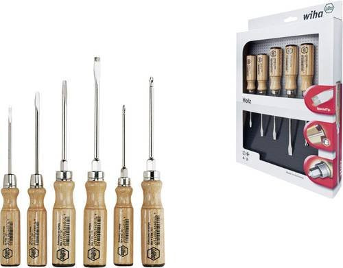 Wiha Werkstatt Schraubendreher-Set 6-teilig mit Schlitz und Phillips - Bild 1