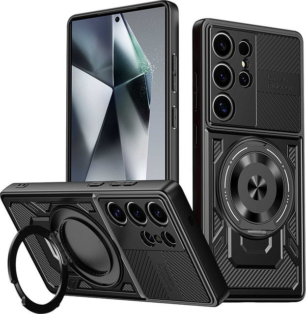 Techsuit RuggedCam Schutzhülle für Oppo A6x 4G und Oppo A6x in Schwarz - Bild 1