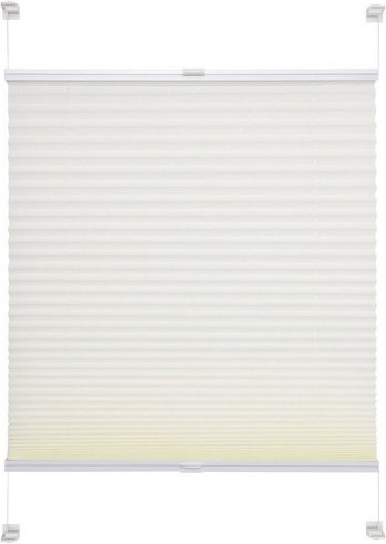 LIEDECO Klemmfix-Plissee in Weiss, B: 45 cm, H: 150 cm - Bild 1