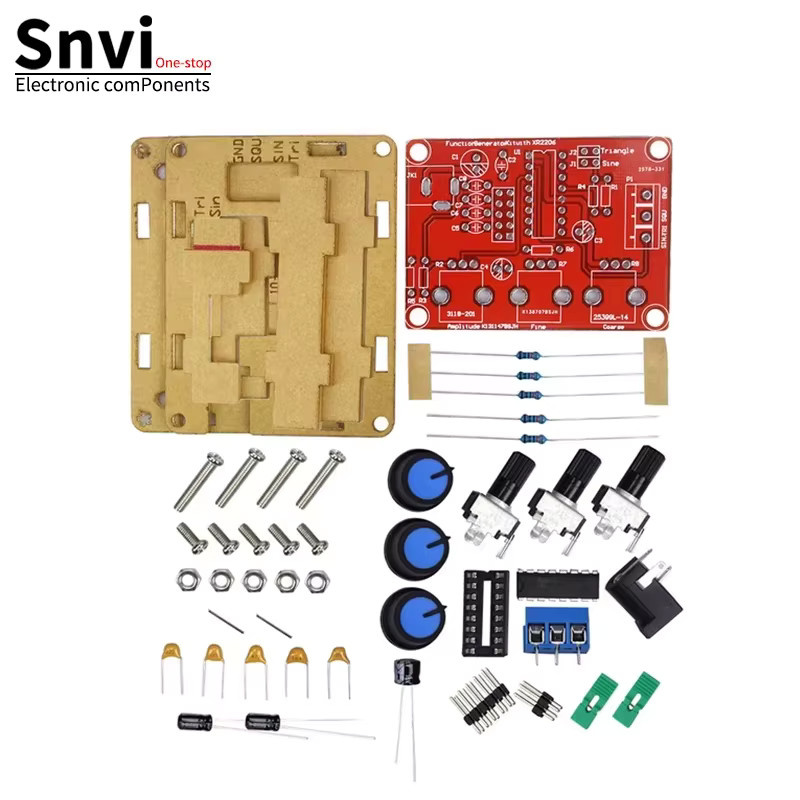 SNVI XR2206 Funktionssignalgenerator DIY-Kit für Sinus, Dreieck und Rechteck mit einstellbarer Frequenz und Amplitude (1Hz - 1MHz) - Bild 2