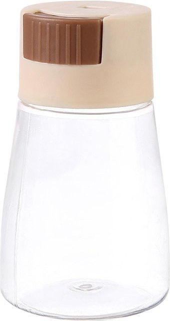 TOMTOP JMS Gewürzspender in Beige aus Kunststoff mit Druckfunktion für Salz und Saucen - Bild 1