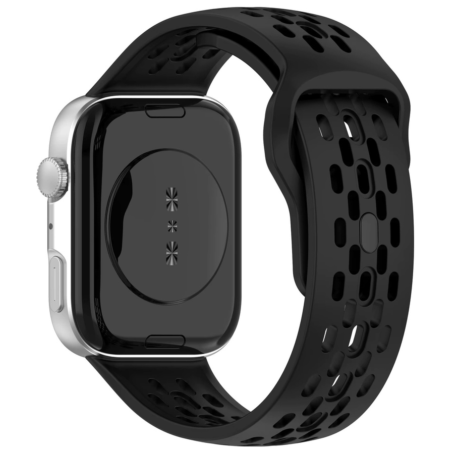 CAOWTAN Uhrenarmband Silikon, Schwarz, Unisex - Bild 5