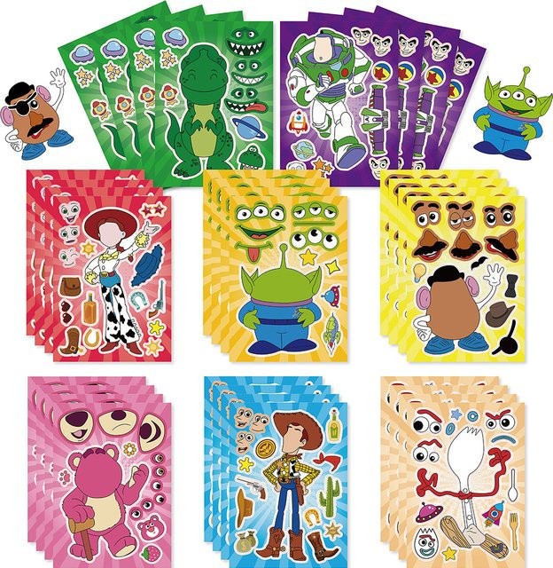 Disney Toy Story Puzzle-Aufkleber, 8/16 Blatt - Bild 1