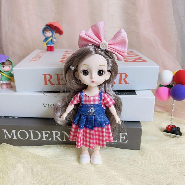 PRELEXT Prinzessinnenpuppe, Anziehpuppe, 16cm, ab 3 Jahre - Bild 1