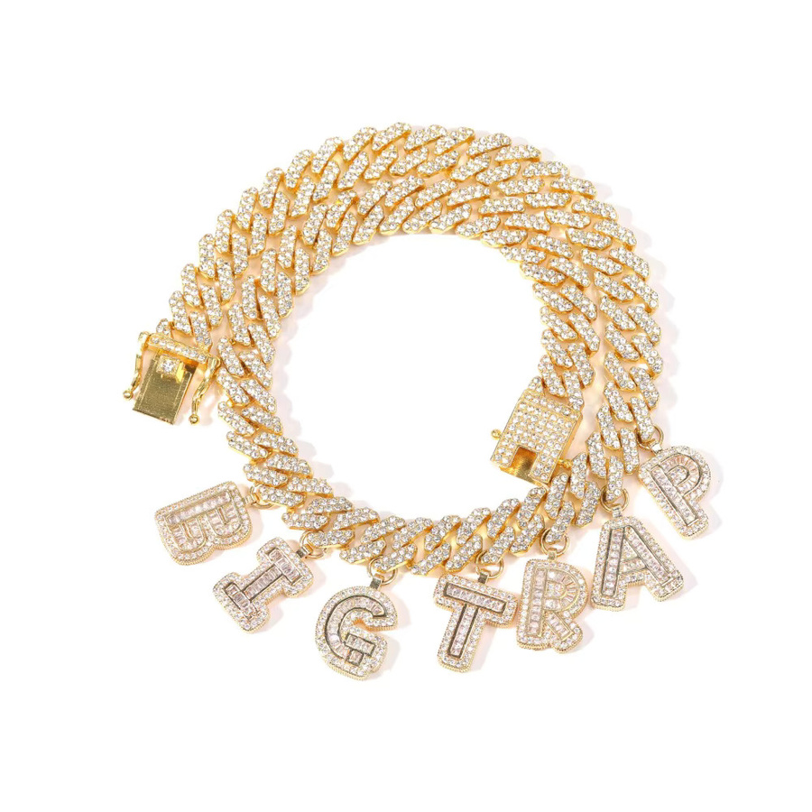 DOBLING Halskette, Gold, Zirkonia, Unisex - Bild 2