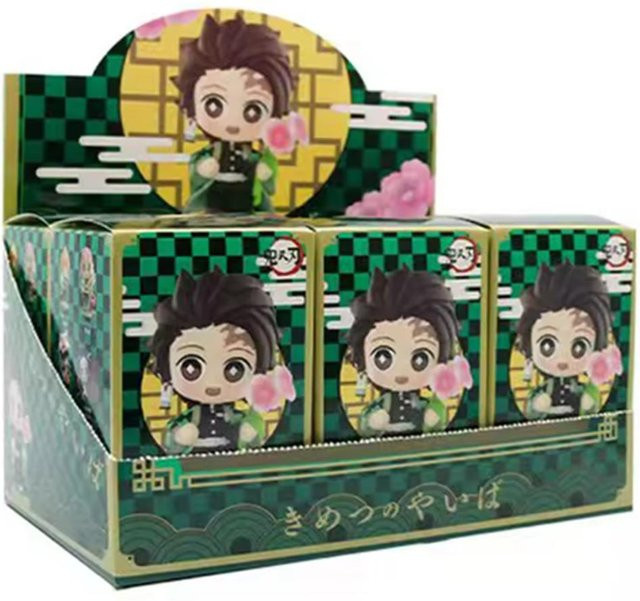 Yiran toy 1 Kimetsu no Yaiba Tanjiro Kamado Nezuko Figur, Blind Box, ab 3 Jahren - Bild 1