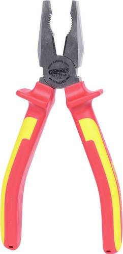 KS Tools Kombizange aus Stahl in Rot, Länge: 185 mm - Bild 1