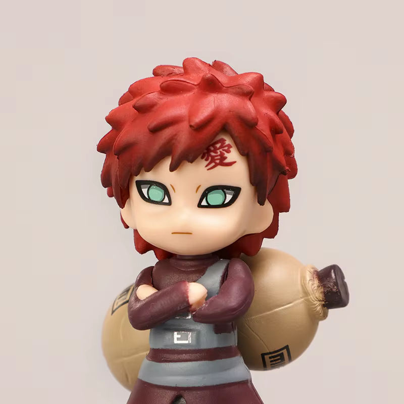 Bandai Naruto Shippuden Anime Figuren Set aus Kunststoff, mehrfarbig, dekorative Sammelfiguren von Hinata, Sasuke, Itachi, Kakashi und Gaara - Bild 4