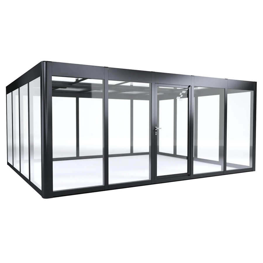 SunElements Gewächshaus Infinity 5.4 Silberfarben B/H/T: 548 x 229 x 443 cm - Bild 2