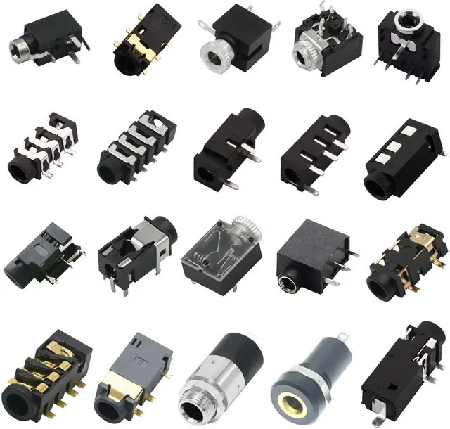 LQIH Audio Jack Buchse 3,5 mm Kopfhörer Buchse für PCB DIP SMD in Schwarz - Bild 1