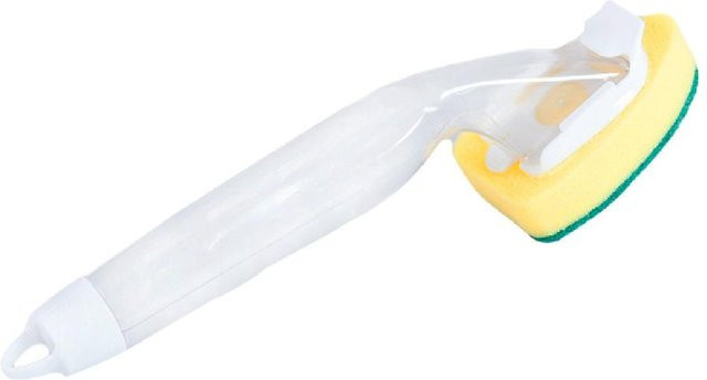 Bestbags Reinigungsbürste mit nachfüllbarem Kopf und Seifenspender-Funktion in Transparent - Bild 1
