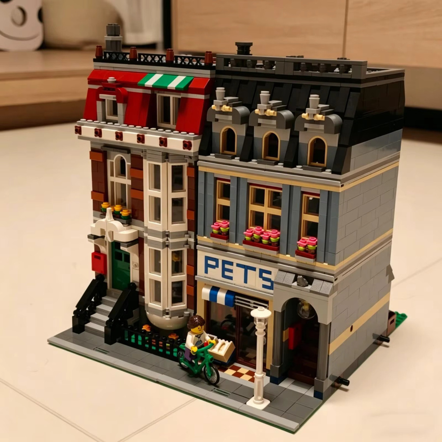 LEGO Tierhandlung, Konstruktions-Straßenansicht-Set, 2032 Teile - Bild 3