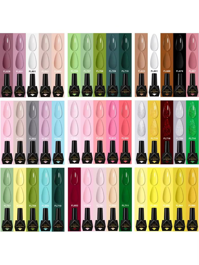Four Lily Gel Nagellack Set, Glänzend, 5 Stück - Bild 4