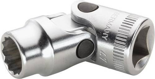 Stahlwille Gelenk-Steckschlüsseleinsatz 3/8 Zoll mit 14 mm Sechskant in Silber - Bild 1