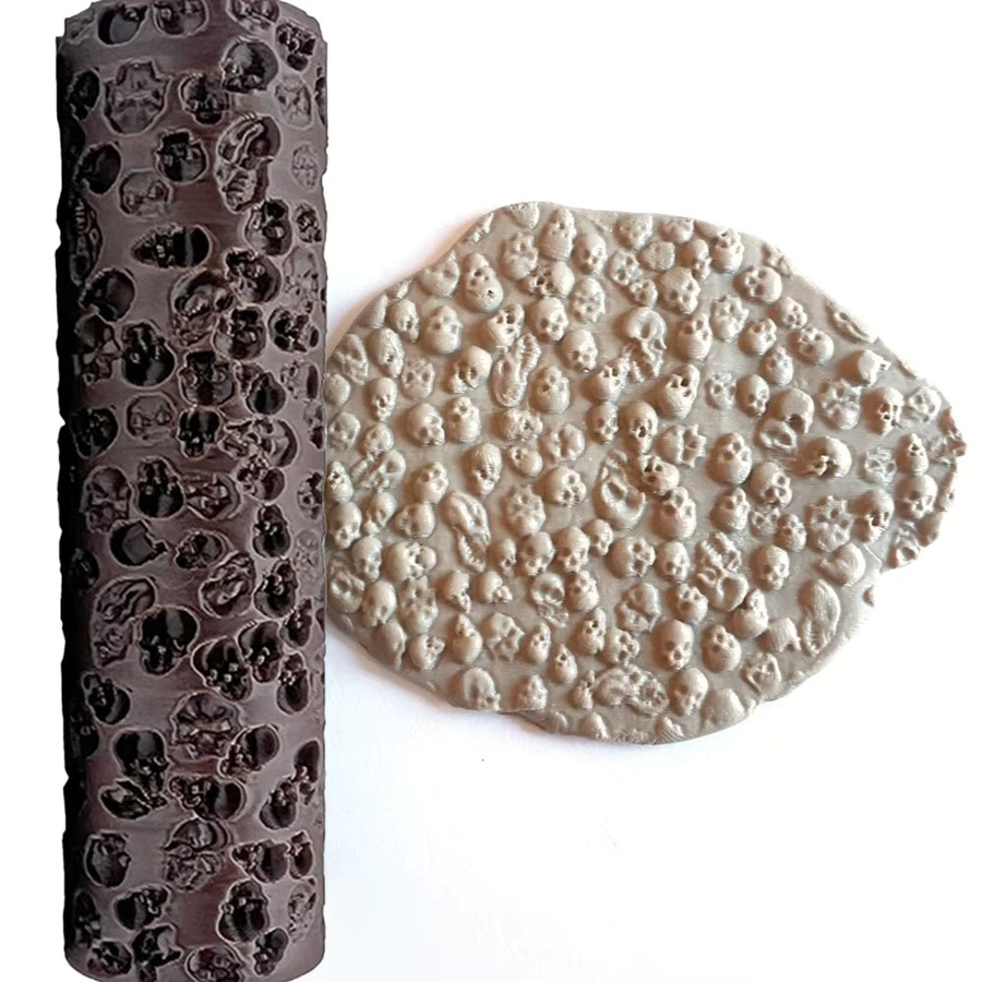 SANMERSEN 3D-gedruckte Handrolle mit Geländetextur, 1-teiliges Set - Bild 2
