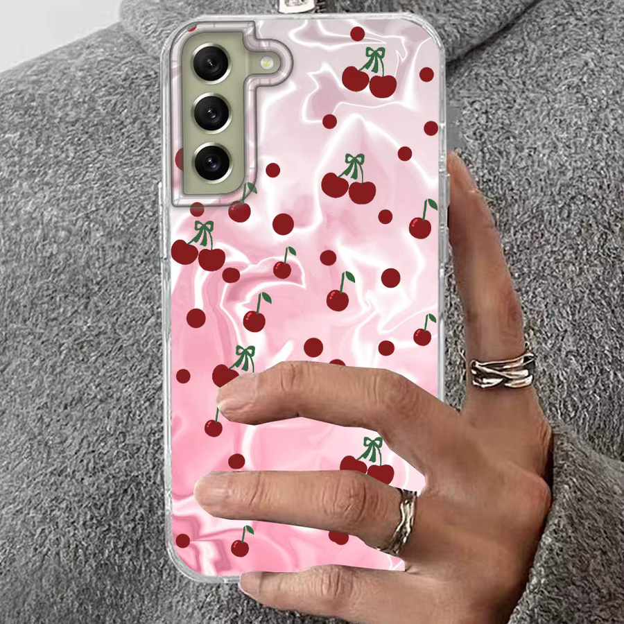 Luxuriöse Handyhülle mit Cherry Shell Design für Samsung Galaxy S21 S22 S23 S24 S25 S26 Plus FE Ultra - Bild 2