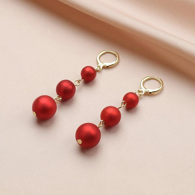 YIRAN Jewelry Ohrringe, Perle, Weiß, Kupfer, Damen - Bild 1