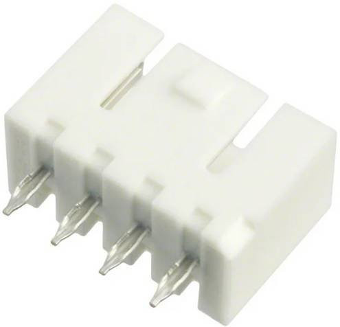 Molex Einbau-Stiftleiste Standard in Weiß mit 4 Polen und einem Rastermaß von 3,50 mm - Bild 1