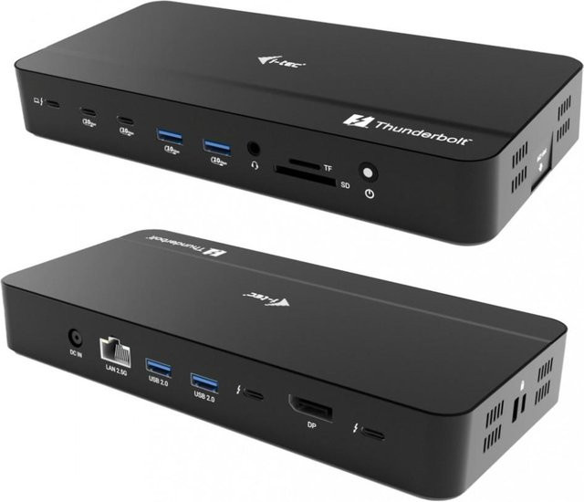 KATOMIX Thunderbolt 5 Triple Display Dockingstation mit M.2, 6x USB, 2.5G LAN und 140W PD in Schwarz - Bild 1