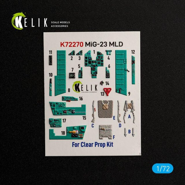 ClearProp MiG-23MLD Interior 3D Decals - Bild 1