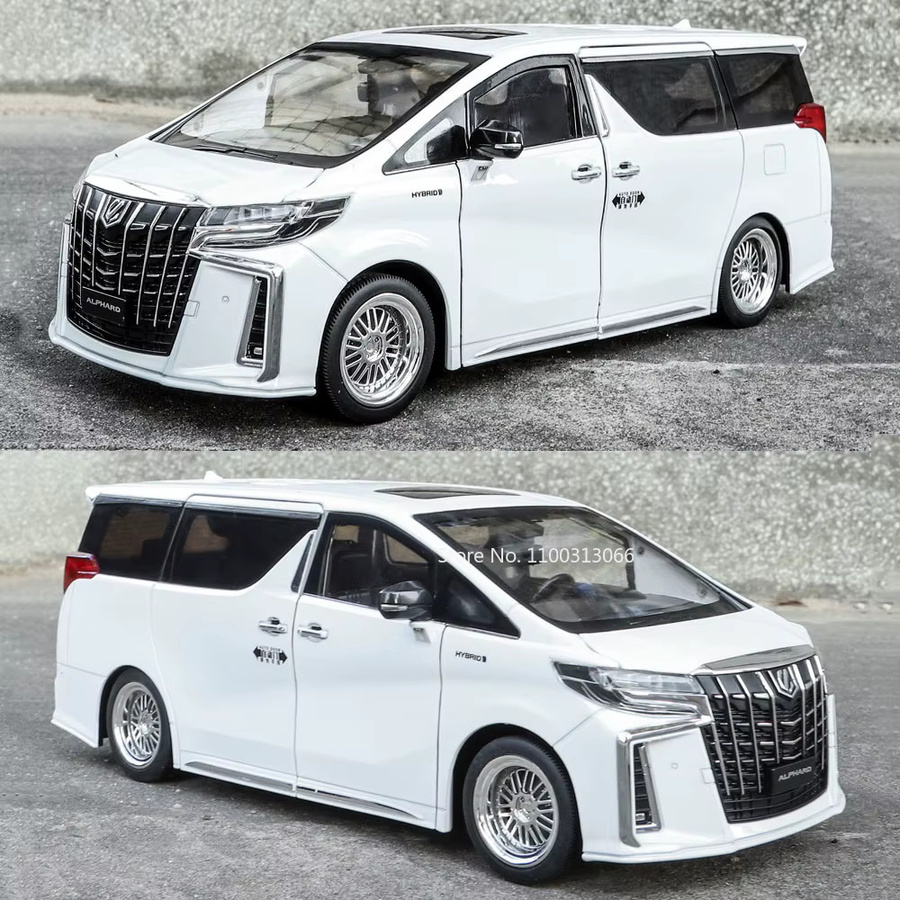 MAKEDA Alphard Legierung Autos Modell Spielzeug, 1:18, mit Sound und Licht - Bild 6