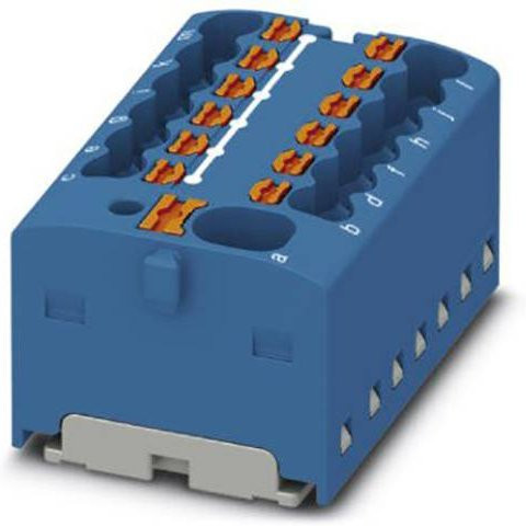 Phoenix Contact Verteilerblock Zugfeder Blau 20 Stück - Bild 1
