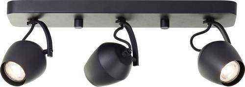Brilliant G06716/86 Deckenleuchte Schwarz aus Metall mit GU10 Fassung, Durchmesser: 45 cm - Bild 1